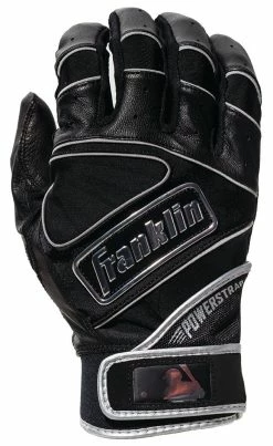 FRANKLIN POWERSTRAP CHROME BATTING GLOVES