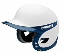 Worth Liberty WLBHJR Batting Helmet Youth - White Navy