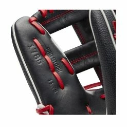 2021 WILSON A2000 1785SS 11.75" INFIELD BASEBALL GLOVE -Baseball Shop 8f2a784325f338e3e9356f2fc377ab51f1a0853e WBW100098 6 A2000 IF 1785SS BlackSS Black Red
