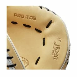 2022 WILSON A2000®DPCM 33" CATCHERS MITT -Baseball Shop WBW100115 6 A2000 C DPCM 33 Blonde.png.high res
