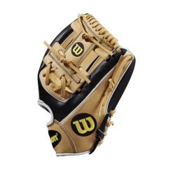 Wilson WISLON 2020 A2000 1786 11.5" INFIELD BASEBALL GLOVE -Baseball Shop WTA20RB201786 2 A2000 Leather IF 115 Black Blonde Alt 01 600x e3e04cc6 85f9 454f 9db4 47811e26494d