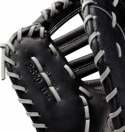 WILSON 2020 A2000 2820SS 12.25" FIRST BASE BASEBALL GLOVE 17 WILSON 2020 A2000 2820SS 12.25" FIRST BASE BASEBALL GLOVE -Baseball Shop WTA20RB202820S S Black DET alt3