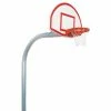 BISON INC MEGA DUTY 5 9/16" STEEL FAN BACKBOARD) -Baseball Shop bison 5 9 16 mega pole gooseneck basketball hoop w fan backboard pr75 7a2