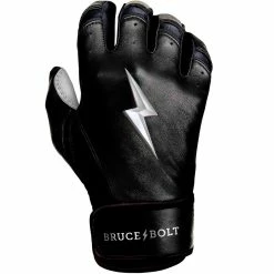 BRUCE BOLT 2021 YOUTH CHROME SERIES SHORT CUFF BATTING GLOVES WITH STORAGE BAG -Baseball Shop bruce bolt premium pro chrome series short cuff batting gloves with storage bag black brucebolt 176963 1080x d867adca 6ca0 468c 9686 9386d1647b8a