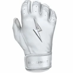 BRUCE BOLT 2021 YOUTH CHROME SERIES SHORT CUFF BATTING GLOVES WITH STORAGE BAG -Baseball Shop bruce bolt premium pro chrome series short cuff batting gloves with storage bag white brucebolt 228861 1080x 632cb95b 62d5 4356 b0da 4bcf4d2108d1