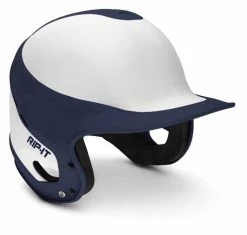 Rip-It Baseball Fit Batting Helmets - White Navy